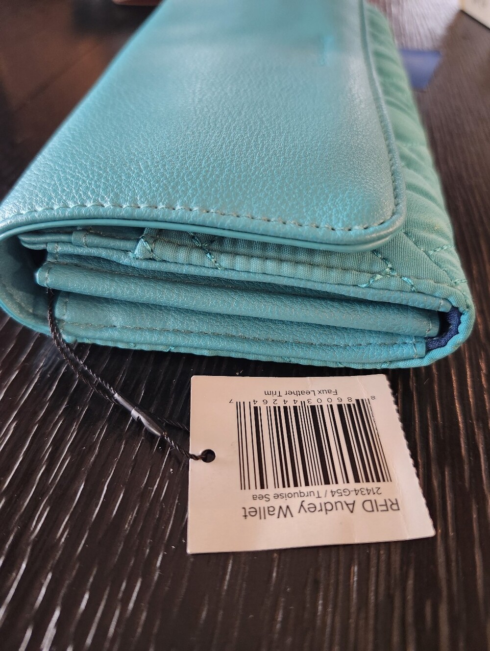 Vera Bradley RFID Audrey Wallet/Clutch With Bag Charm NEW - Picture 11 of 14